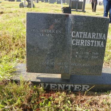 VENTER Catharina Christina 1949-2004