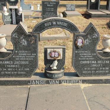 VUUREN Johannes Jacobus, Janse van 1915-1998 &amp; Christina Helena B. 1925-2006