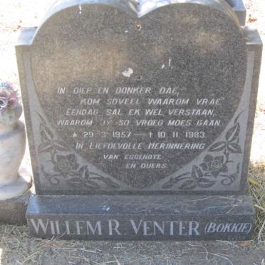 VENTER Willem R. 1957-1983