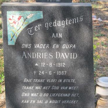 VELLEMA Andries David 1912-1967