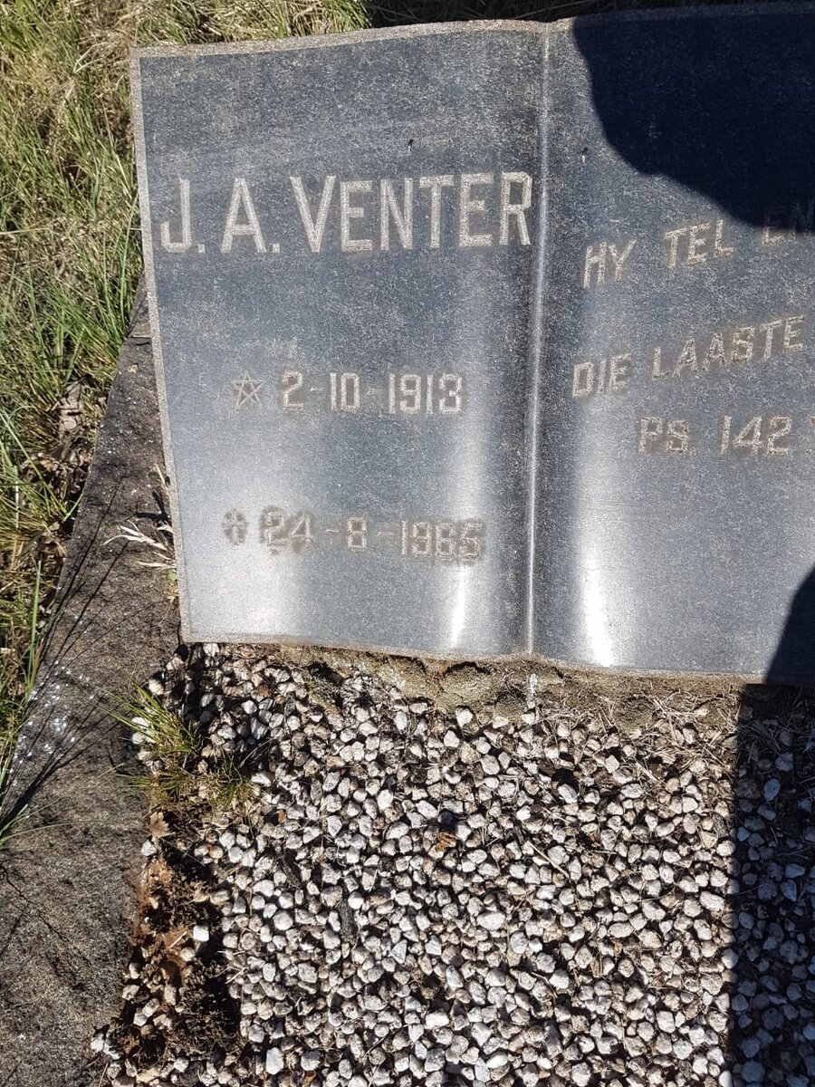 VENTER J.A. 1913-1965