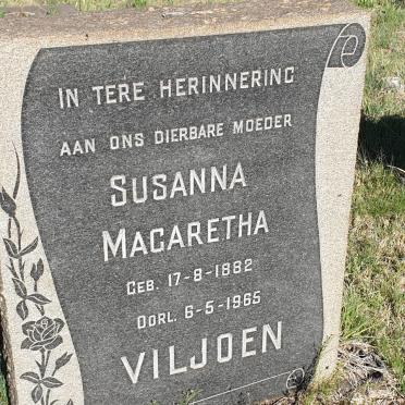 VILJOEN Susanna Magaretha 1882-1965