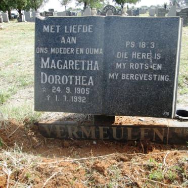 VERMEULEN Margaretha Dorothea 1905-1992