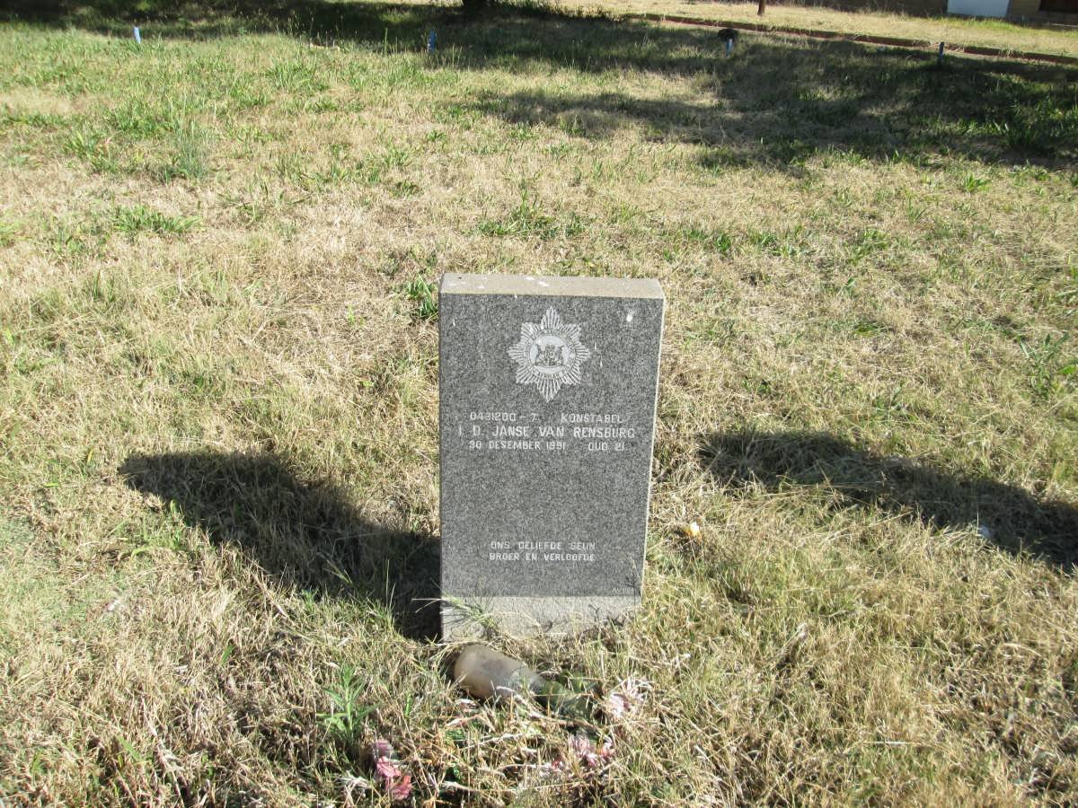 RENSBURG I.D., Janse van -1991