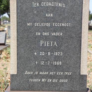 WATT Pieta, van der 1926-1968