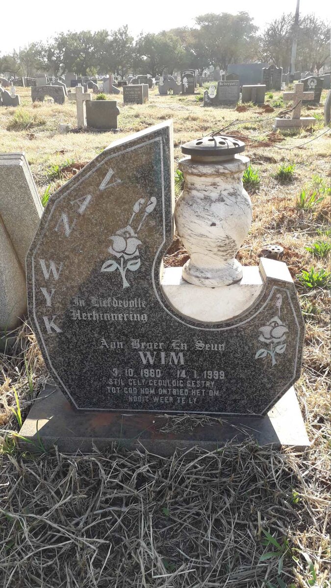 WYK Wim, van 1960-1999