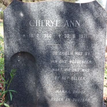 WYK Cheryl Ann, van 1960-1971