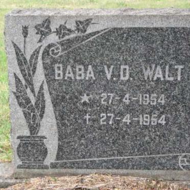 WALT Baba, v.d. 1954-1954
