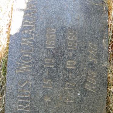 WOLMARANS Marius 1966-1966