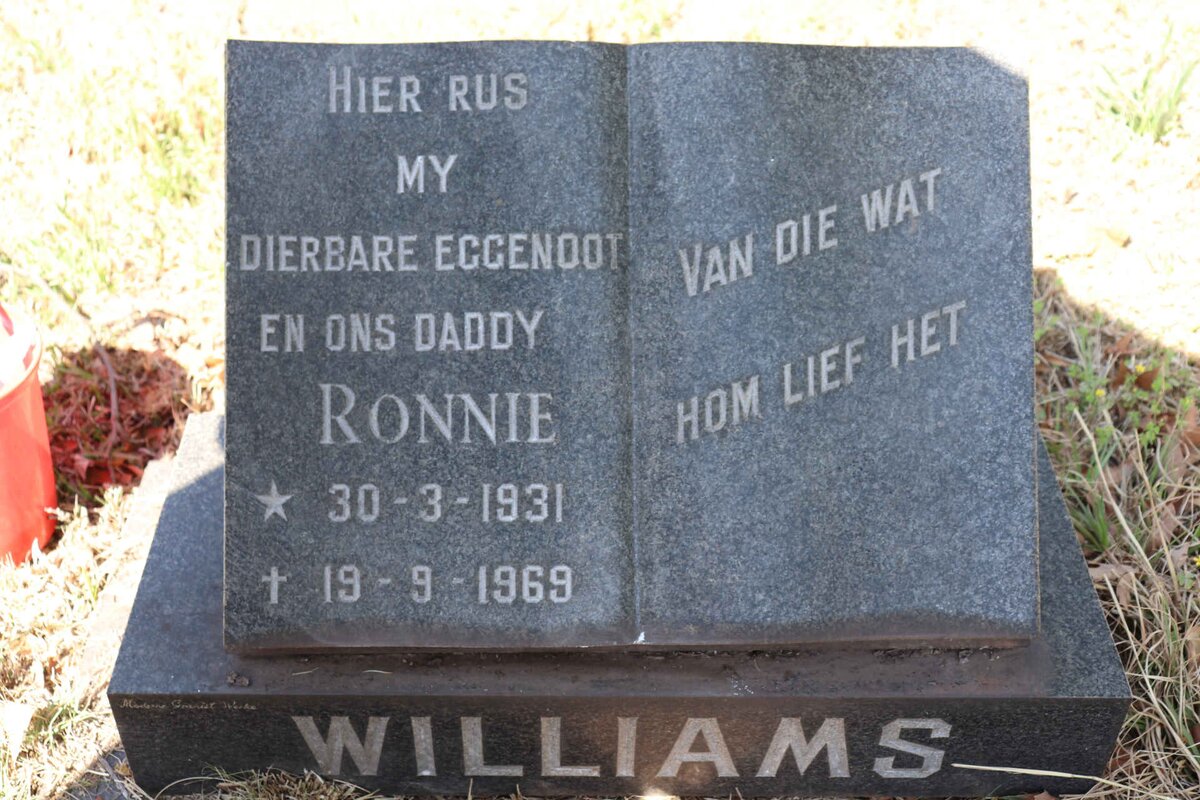 WILLIAMS Ronnie 1931-1969