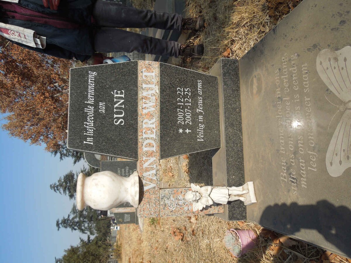 WALT Sune, van der 2007-2007