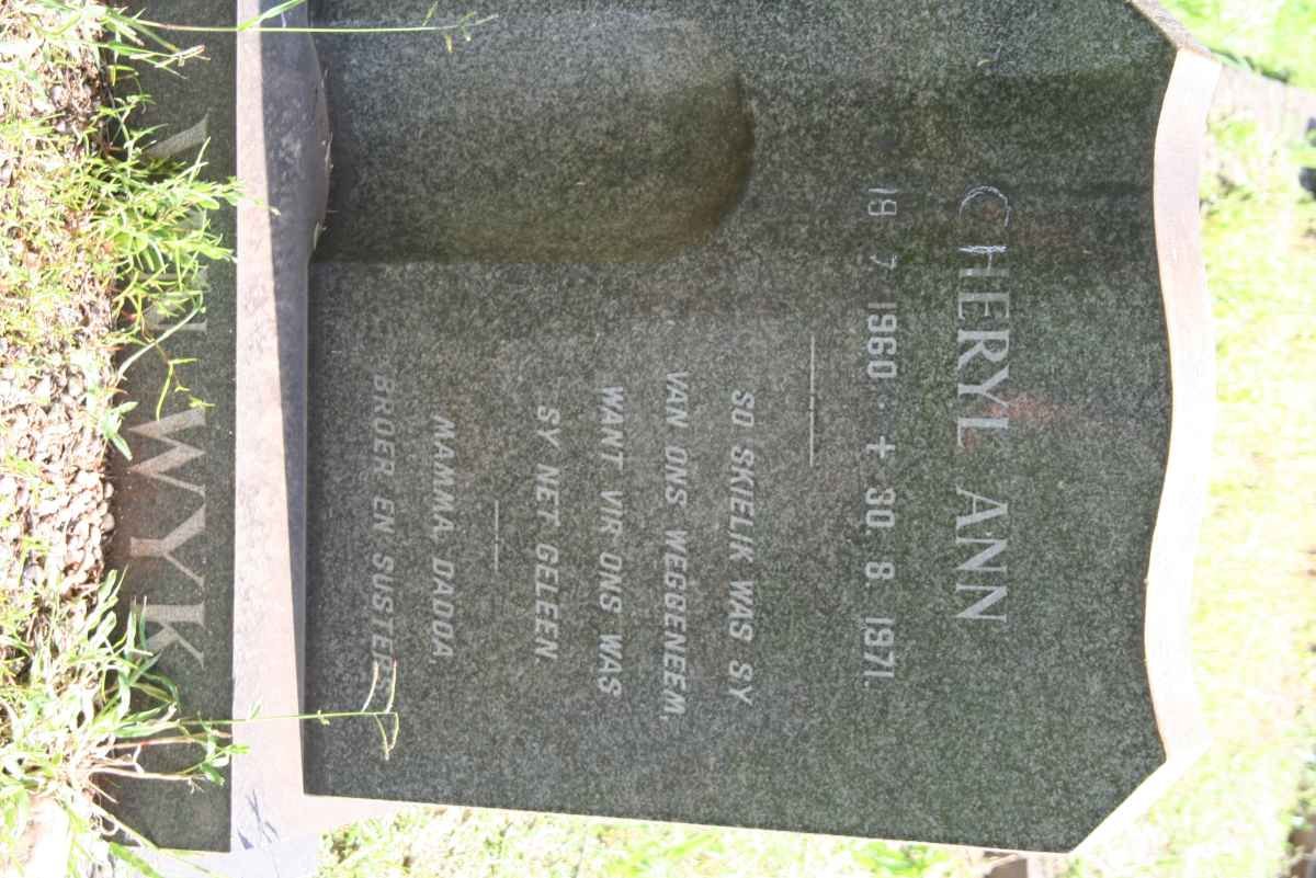 1WYK Cheryl Ann, van 1960-1971