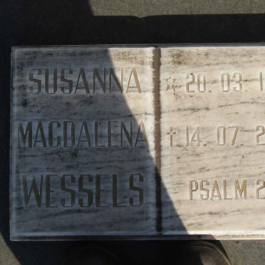 WESSELS Susanna Magdalena 1926-2006