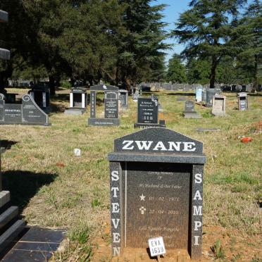 ZWANE Steven Sampi 1971-2010