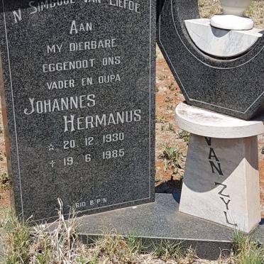 ZYL Johannes Hermanus, van 1930-1985