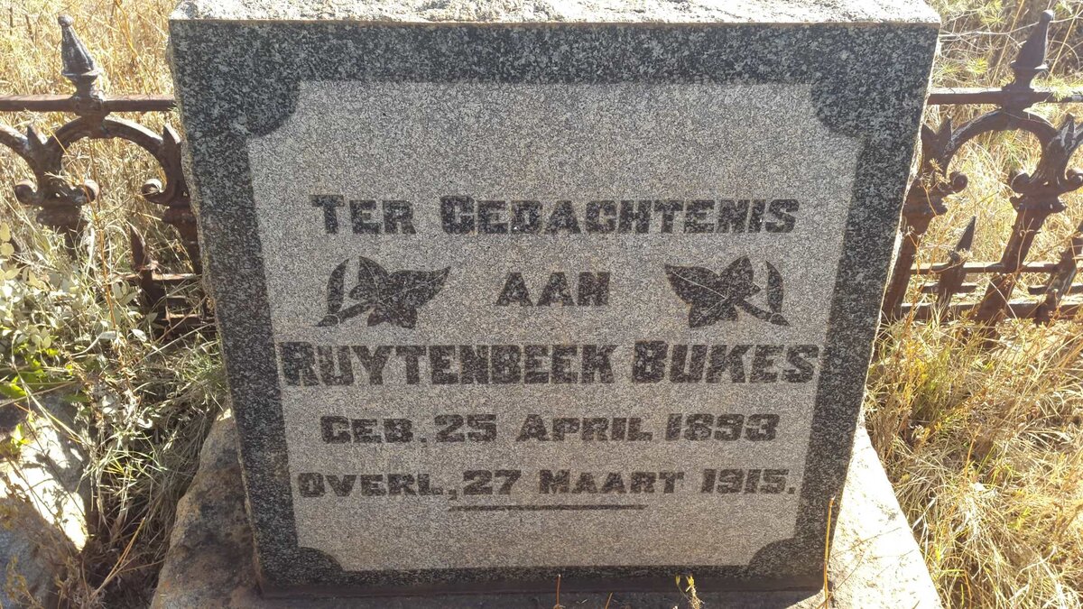 BUKES Ruytenbeek 1893-1915