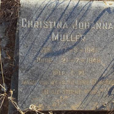 MULLER Christina Johanna 1941-1948