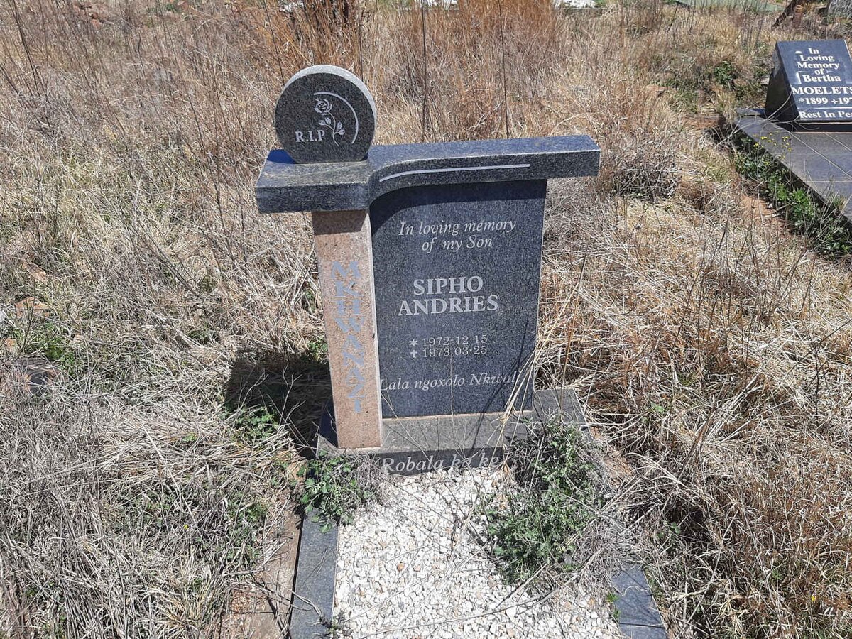 MKHWANAZI Sipho Andries 1972-1973