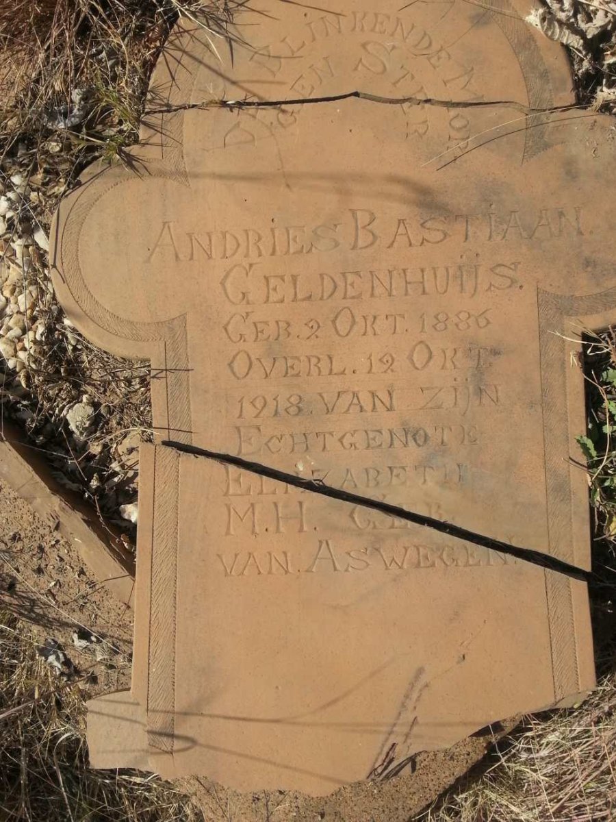GELDENHUIJS Andries Bastiaan 1886-1918