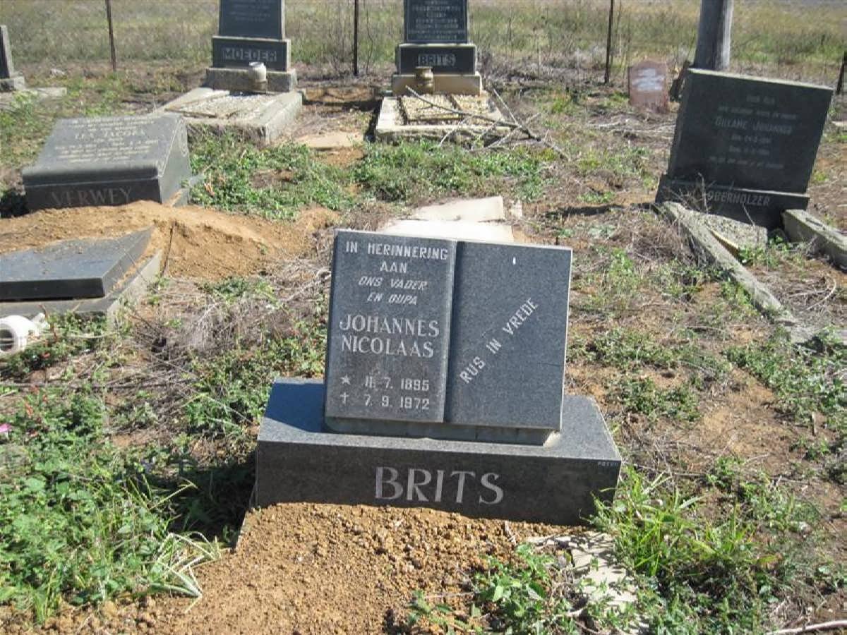 BRITS Johannes Nicolaas 1895-1972