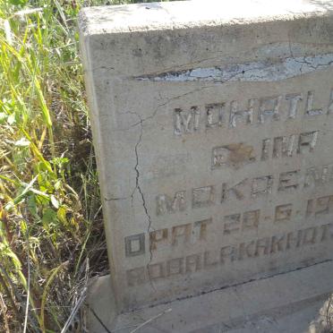 MOKOENA Mohatla Elina -1952