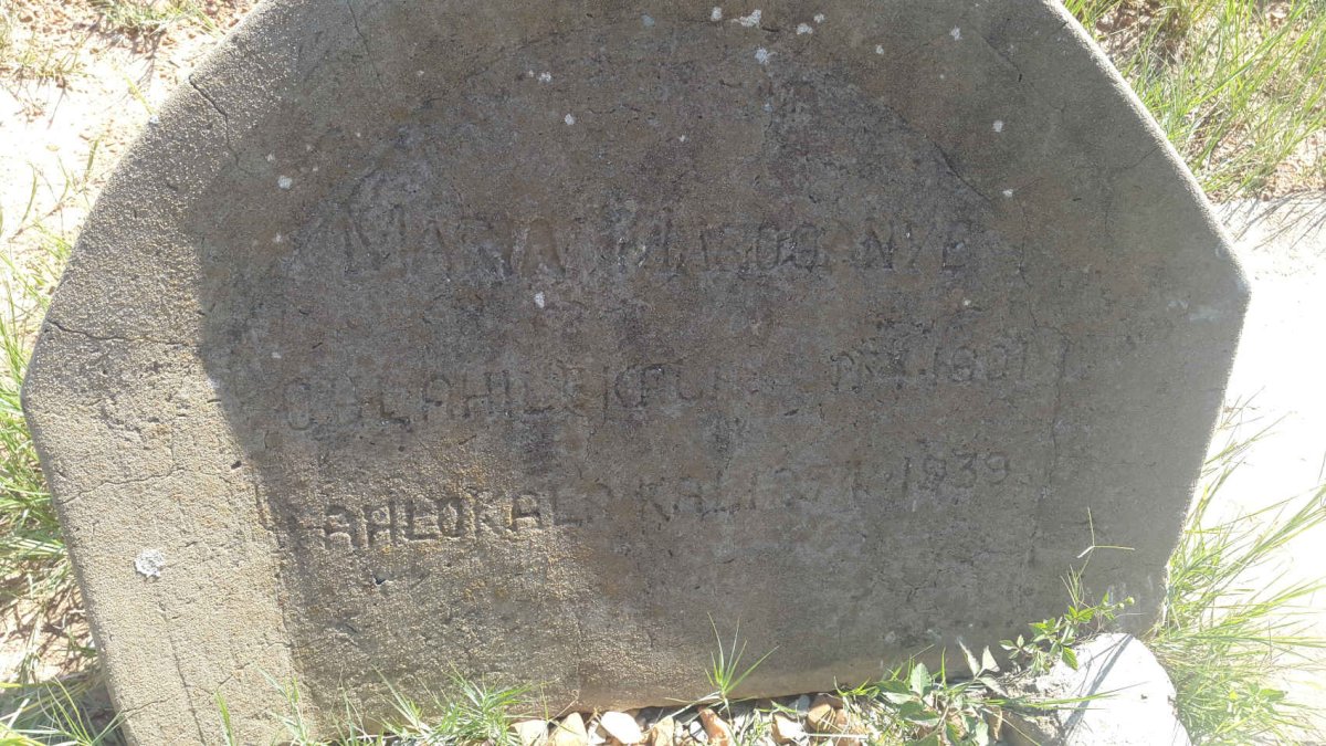 MAROOANYE Maria 1901-1939