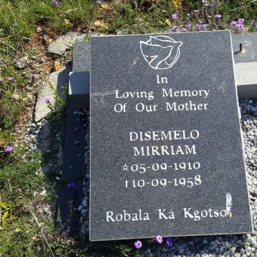 DISEMELO Mirriam 1910-1958