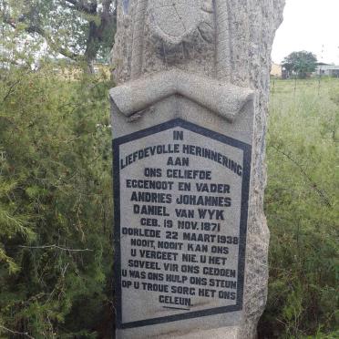 WYK Andries Johannes Daniel, van 1871-1938