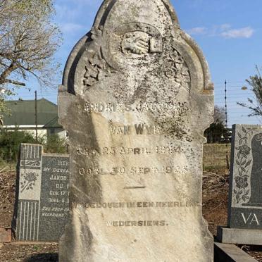 WYK Andries Jacobus, van 1844-1925