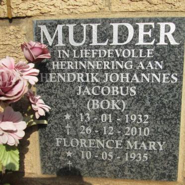 MULDER Hendrik Johannes Jacobus 1932-2010