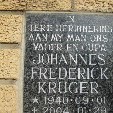 KRUGER Johannes Frederick 1940-2004