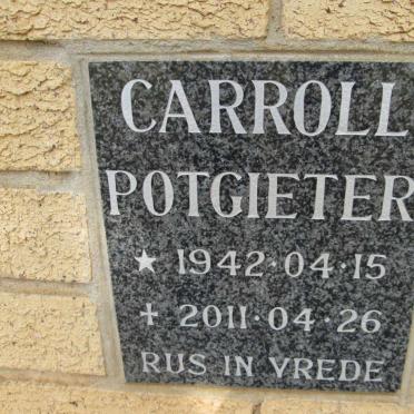 POTGIETER Carroll 1942-2011