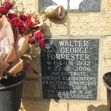 FORRESTER Walter George 1932-2006