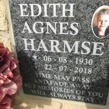 HARMSE Edith Agnes 1930-2018