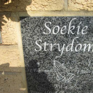 STRYDOM Soekie 1928-2018