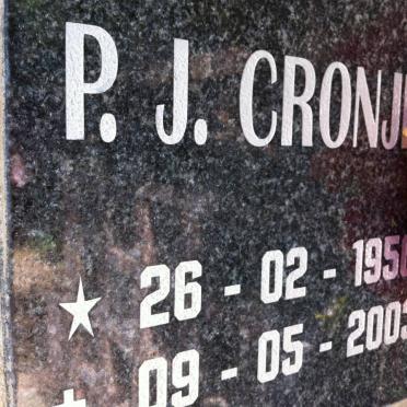CRONJE P.J. 1950-2003
