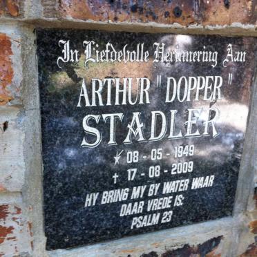 STADLER Arthur "Dopper" 1949-2009
