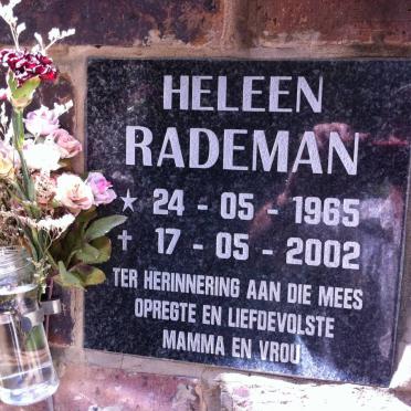 RADEMAN Heleen 1965-2002