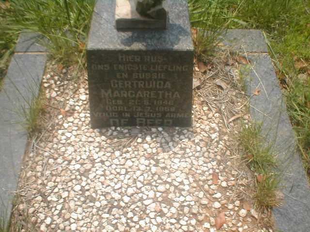 BEER Gertruida Margaretha, de 1946-1958