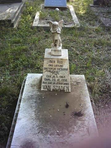 STADEN Ria, van 1954-1958