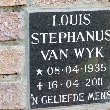 WYK Louis Stephanus, van 1935-2011