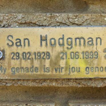 HODGMAN San 1928-1999