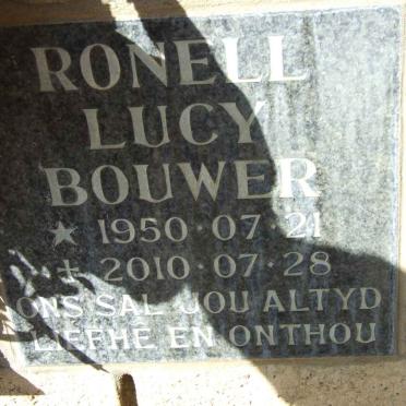 BOUWER Ronell Lucy 1950-2010