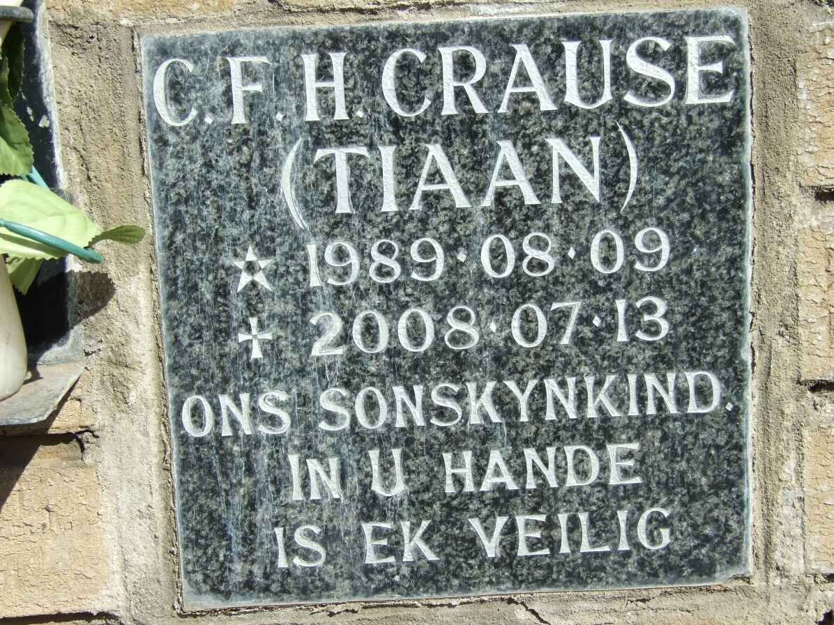 CRAUSE C.F.H. 1989-2008