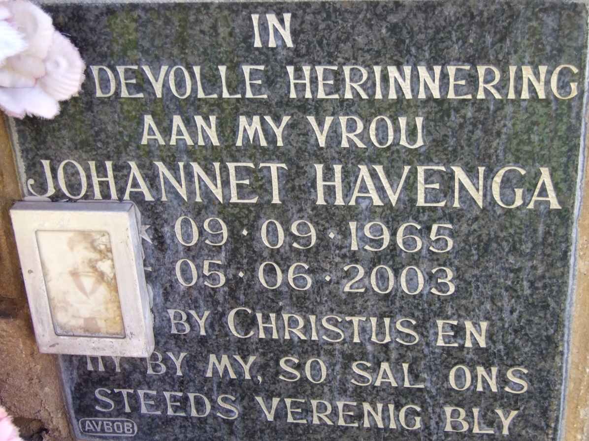 HAVENGA Johannet 1965-2003