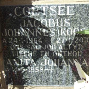 COETSEE Jacobus Johannes 1954-2010 &amp; Anita Johanna 1958-