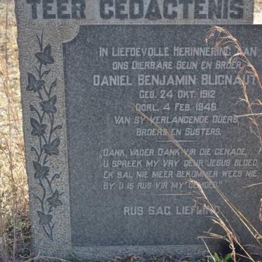 BLIGNAUT Daniel Benjamin 1912-1946