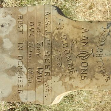 BEER A.S.J., de 1910-1923