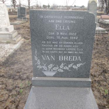 BREDA Ella, van 1922-1942