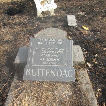 BUITENDAG Wessel Johannes Christiaan 1899-1960